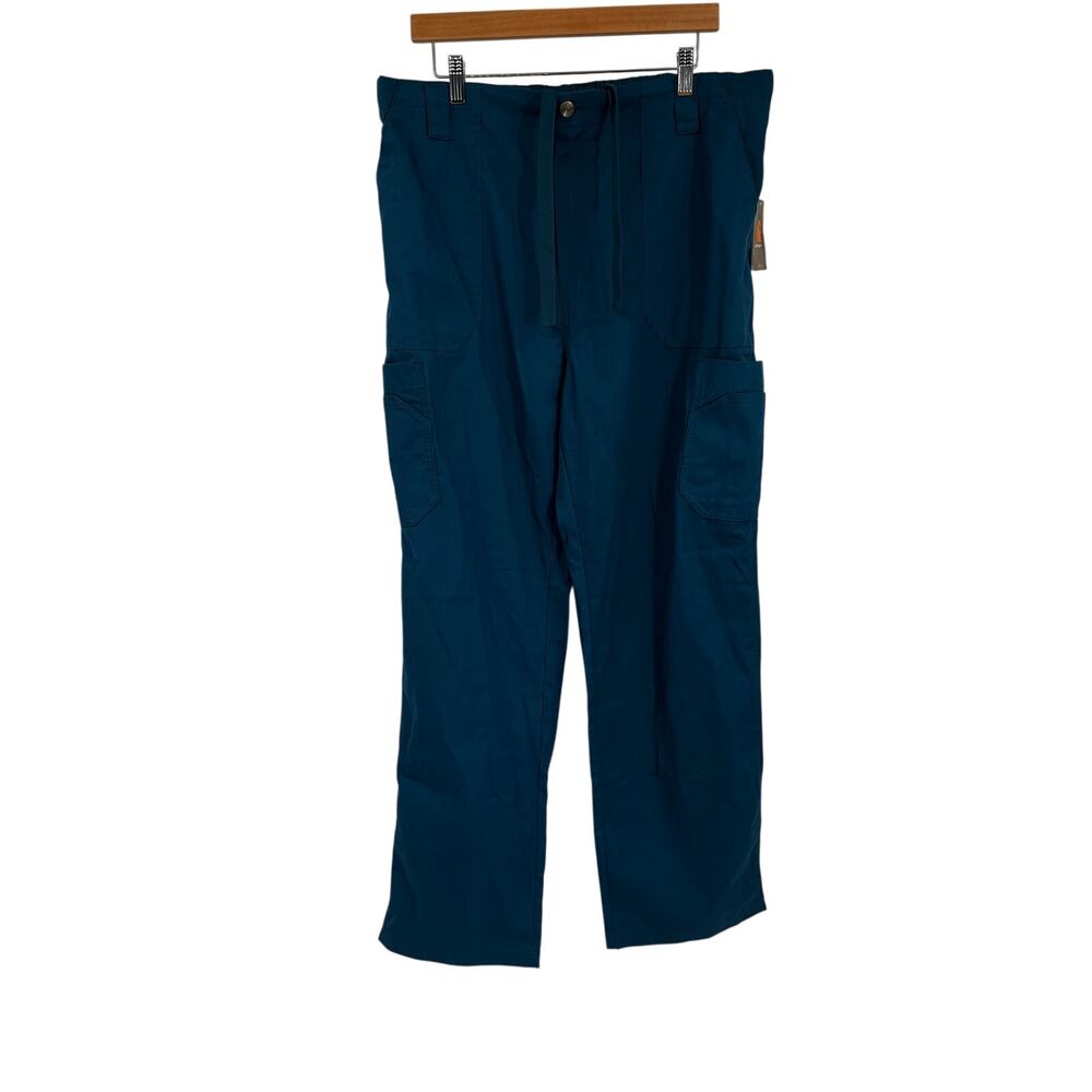 CARHARTT Ripstop Men's Cargo Scrub Pant Large Tall Teal Blue NEW